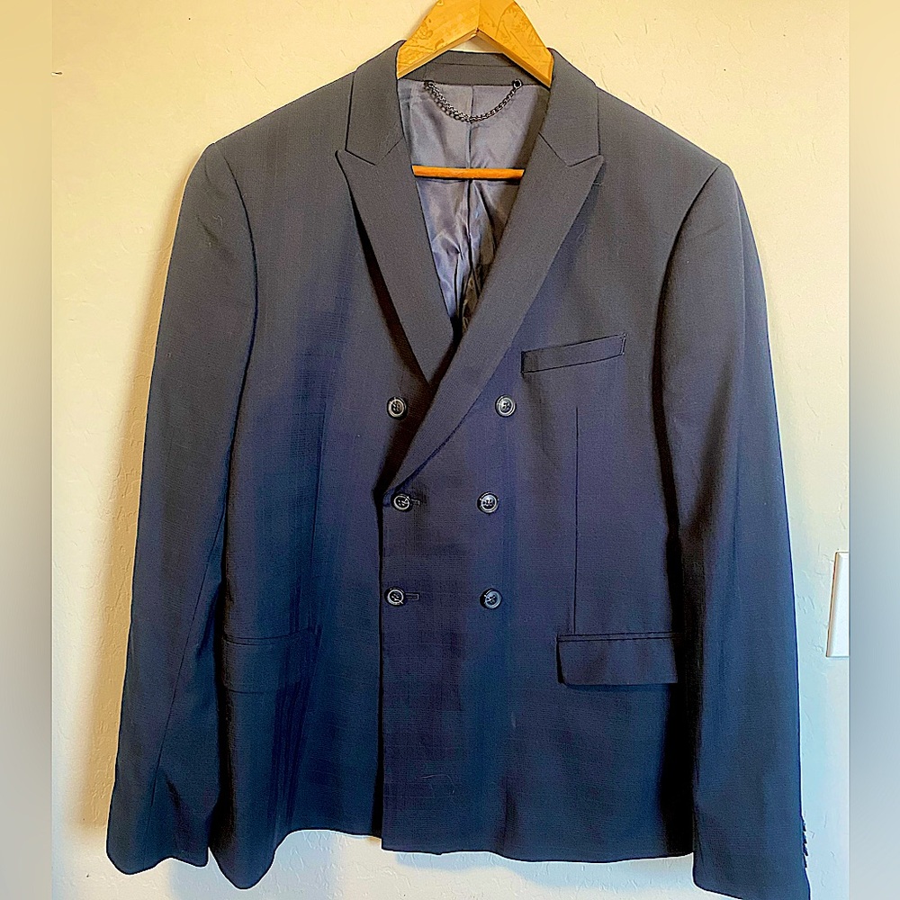 Topman double breasted blazer 46 R